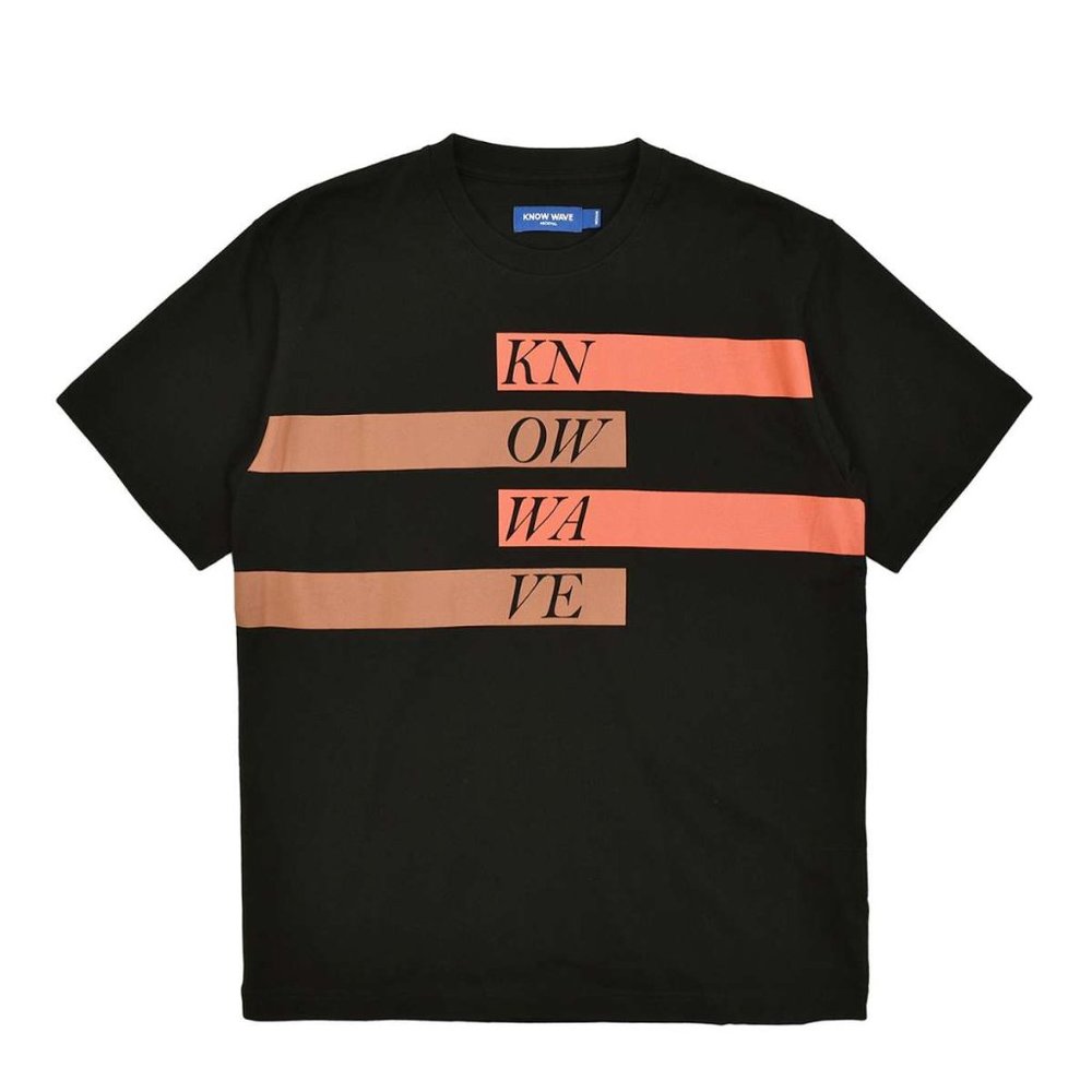 Know Wave Slides Tee Black